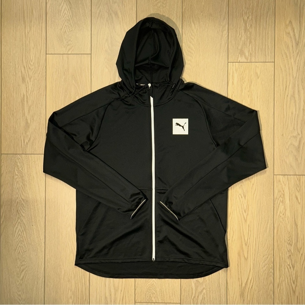 Puma Zip Up Hoodie Track Sweater Size XL